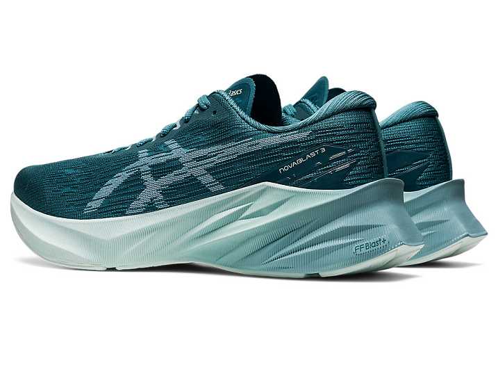 Asics NOVABLAST 3 Ženske Tekaški Čevlji Temno Zelene Modre | Slovenija-8372941