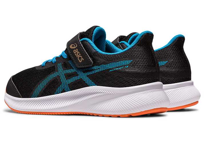 Asics PATRIOT 13 Otroški Tekaški Čevlji Črne Modre | Slovenija-2163457