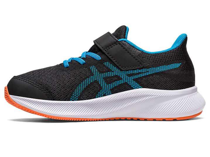 Asics PATRIOT 13 Otroški Tekaški Čevlji Črne Modre | Slovenija-2163457