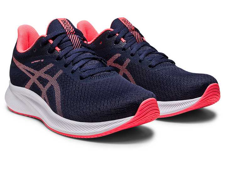 Asics PATRIOT 13 Ženske Tekaški Čevlji Temno Modre Koralne | Slovenija-3816720