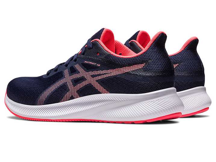 Asics PATRIOT 13 Ženske Tekaški Čevlji Temno Modre Koralne | Slovenija-3816720