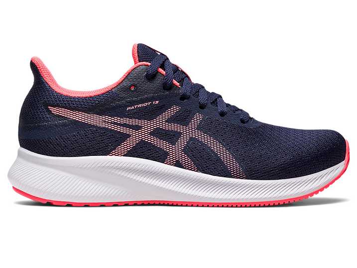 Asics PATRIOT 13 Ženske Tekaški Čevlji Temno Modre Koralne | Slovenija-3816720