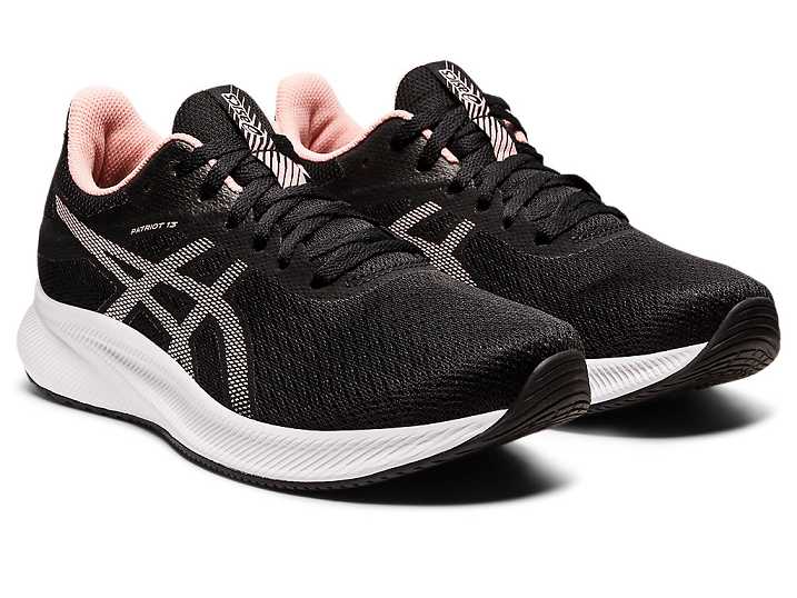 Asics PATRIOT 13 Ženske Tekaški Čevlji Črne Roza | Slovenija-5470138