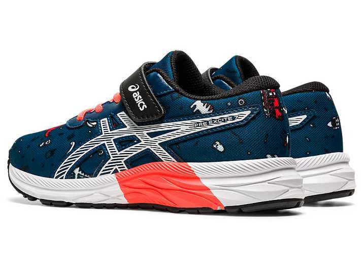 Asics PRE EXCITE 7 Otroški Tekaški Čevlji Modre Bele | Slovenija-9702654