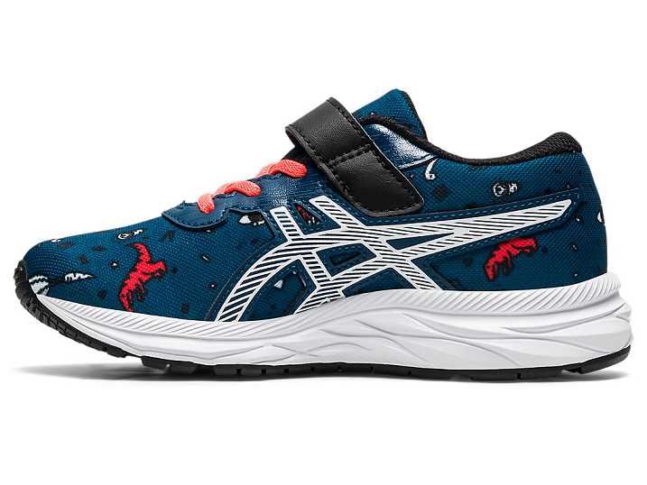 Asics PRE EXCITE 7 Otroški Tekaški Čevlji Modre Bele | Slovenija-9702654