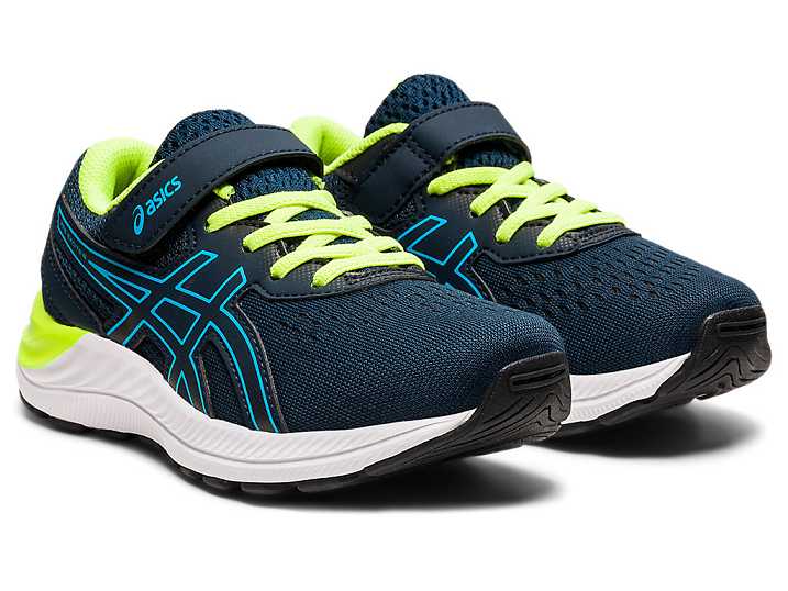 Asics PRE EXCITE 8 Otroški Tekaški Čevlji Modre Svetlo Turkizna | Slovenija-6903874