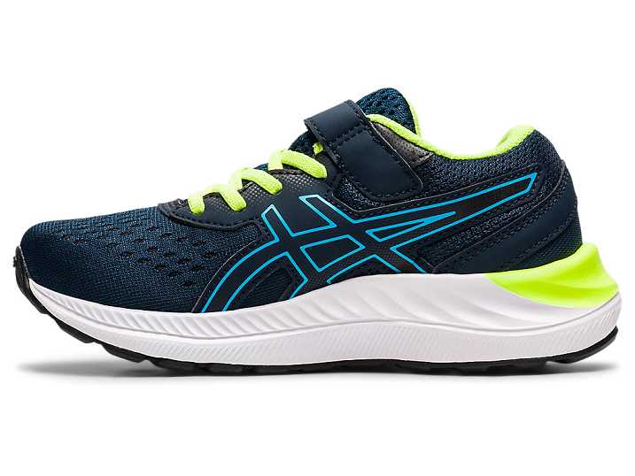 Asics PRE EXCITE 8 Otroški Tekaški Čevlji Modre Svetlo Turkizna | Slovenija-6903874