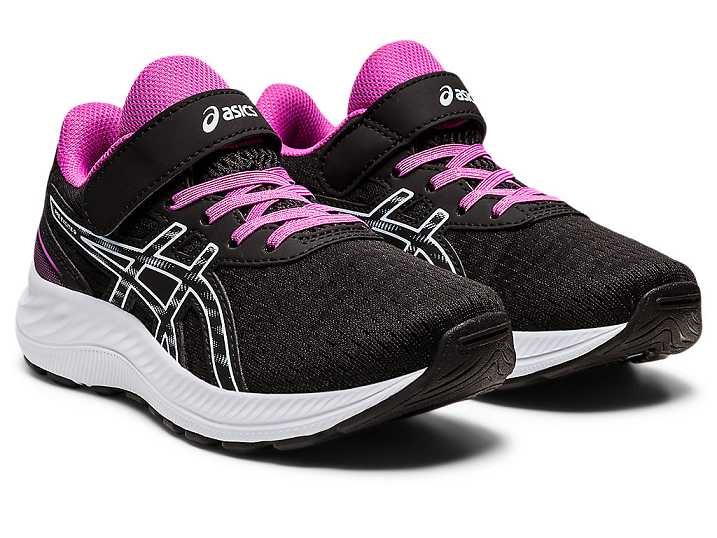 Asics PRE EXCITE 9 Otroški Tekaški Čevlji Črne | Slovenija-4653109