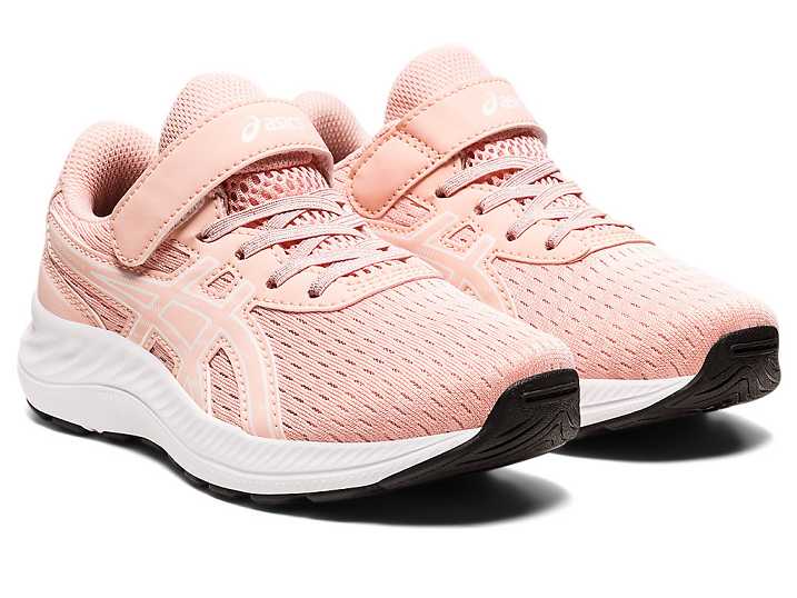 Asics PRE EXCITE 9 Otroški Tekaški Čevlji Roza Bele | Slovenija-5947032