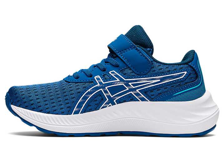 Asics PRE EXCITE 9 Otroški Tekaški Čevlji Modre Bele | Slovenija-6487210