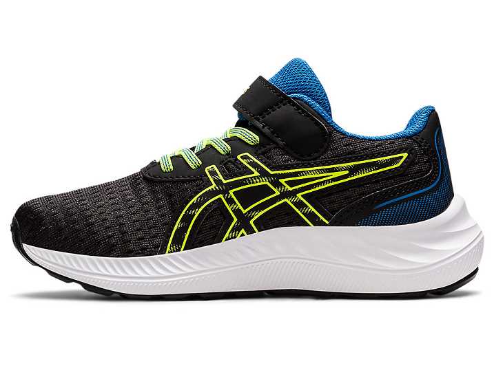 Asics PRE EXCITE 9 Otroški Tekaški Čevlji Črne Zelene | Slovenija-9172360