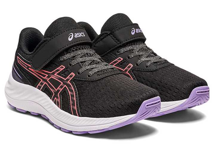 Asics PRE EXCITE 9 Otroški Tekaški Čevlji Črne | Slovenija-9502147