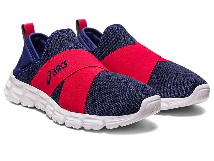 Asics QUANTUM LYTE SLIP-ON Ženske Superge Modre Rdeče | Slovenija-8726451