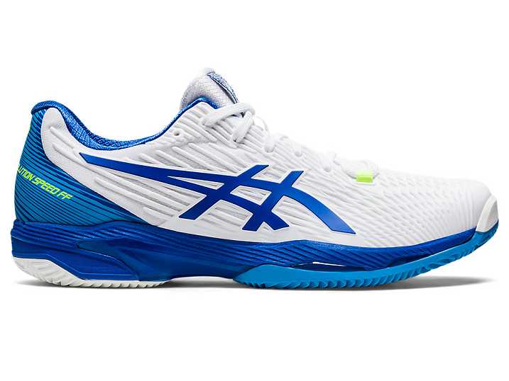 Asics SOLUTION SPEED FF 2 CLAY Moški Teniški Copati Bele Modre | Slovenija-0268734