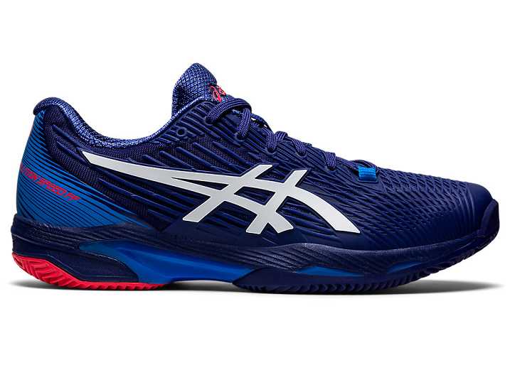 Asics SOLUTION SPEED FF 2 CLAY Moški Teniški Copati Modre Bele | Slovenija-9421375