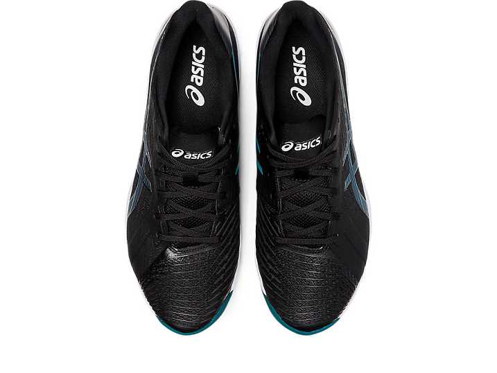 Asics SOLUTION SWIFT FF CLAY Moški Teniški Copati Črne Temno Zelene | Slovenija-1832640