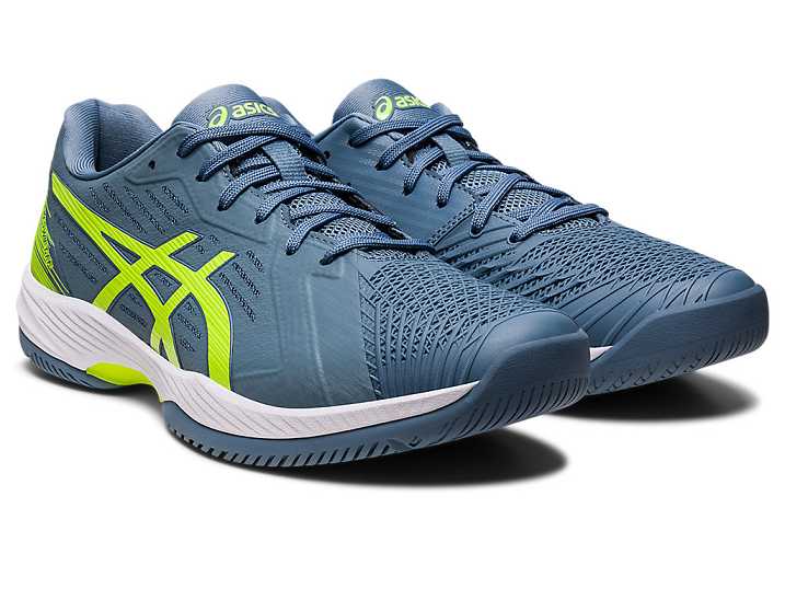 Asics SOLUTION SWIFT FF Moški Teniški Copati Sive Modre Zelene | Slovenija-2560849