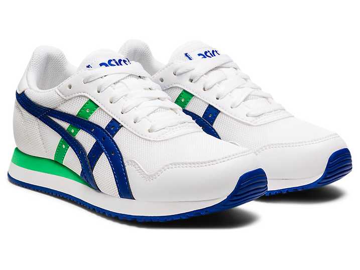 Asics TIGER RUNNER Otroški Superge Bele Modre | Slovenija-3154068