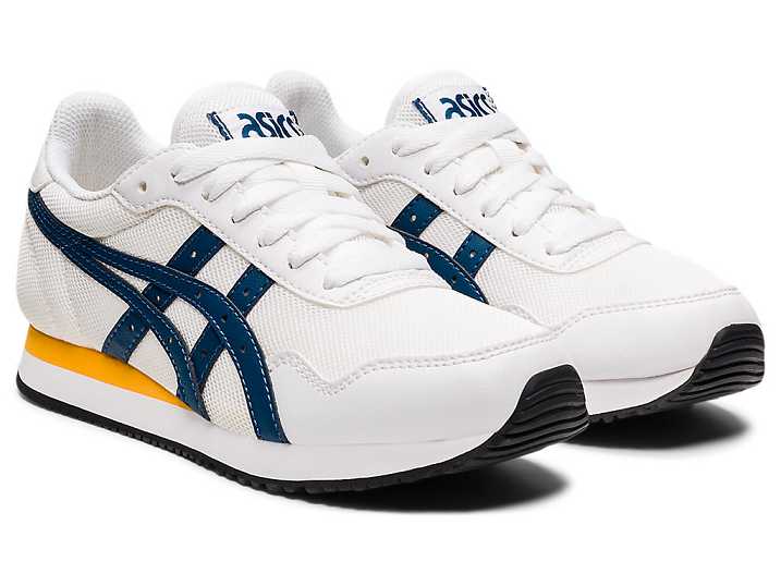 Asics TIGER RUNNER Otroški Tekaški Čevlji Bele Svetlo Indigo | Slovenija-1460835