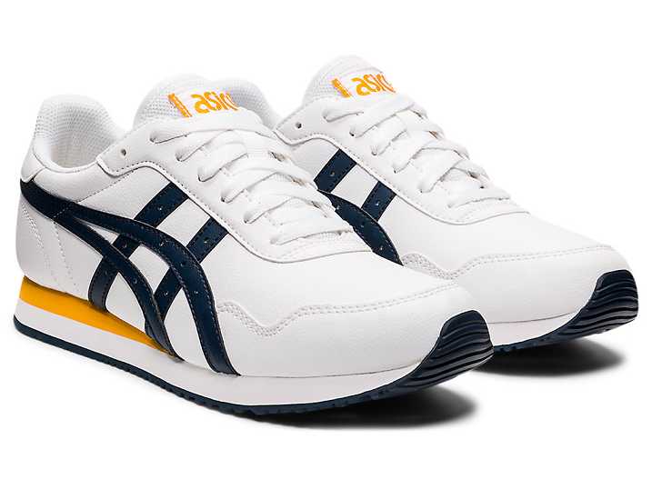 Asics TIGER RUNNER Ženske Superge Bele Modre | Slovenija-3751264