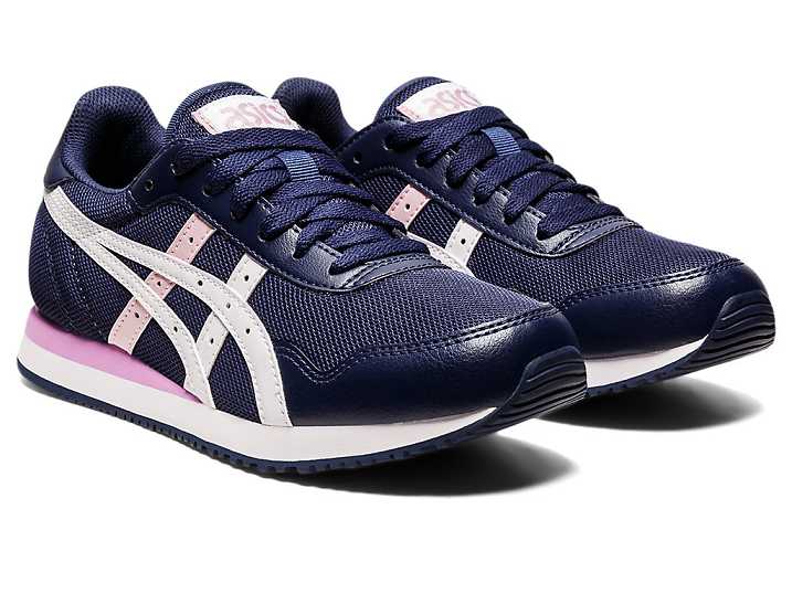 Asics TIGER RUNNER Ženske Superge Temno Modre Bele | Slovenija-1432078