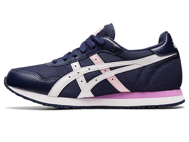 Asics TIGER RUNNER Ženske Superge Temno Modre Bele | Slovenija-1432078