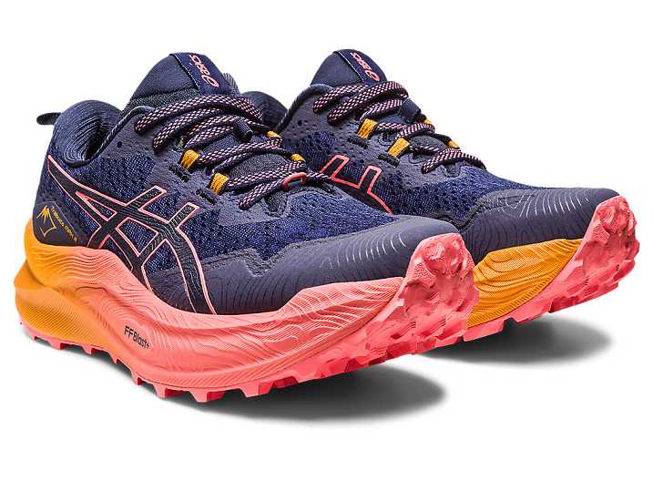 Asics Trabuco Max 2 Ženske Tekaški Čevlji Temno Modre | Slovenija-7215394