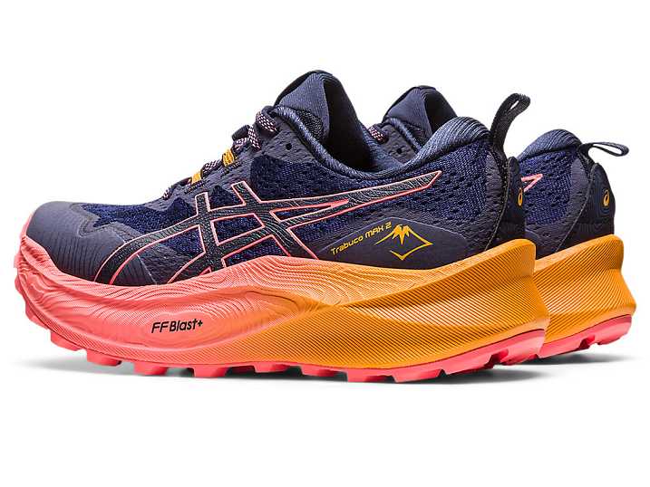 Asics Trabuco Max 2 Ženske Tekaški Čevlji Temno Modre | Slovenija-7215394