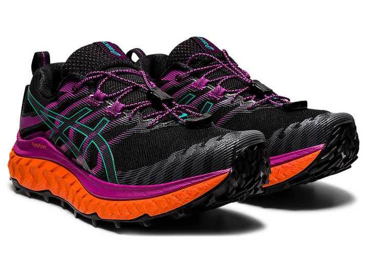 Asics Trabuco Max Ženske Tekaški Čevlji Črne Vijolične | Slovenija-8453976