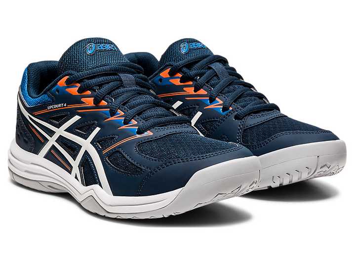 Asics UPCOURT 4 Otroški Superge Modre Bele | Slovenija-3614598