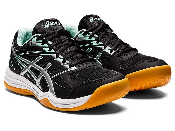 Asics UPCOURT 4 Otroški Superge Črne | Slovenija-1672340