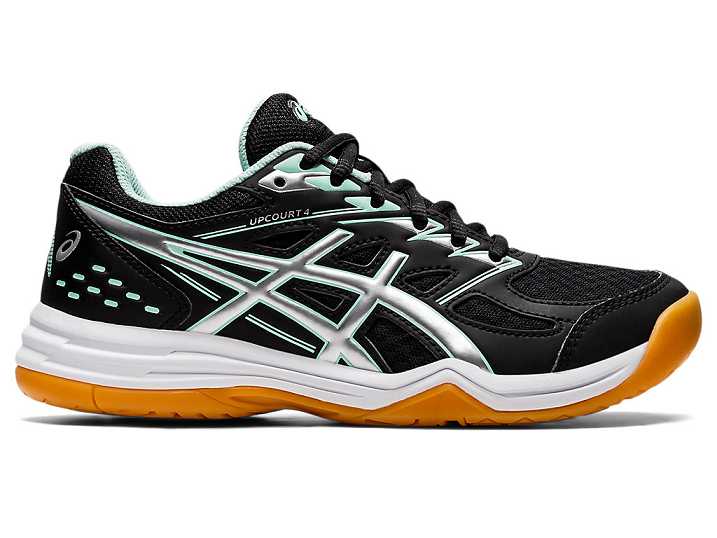 Asics UPCOURT 4 Otroški Superge Črne | Slovenija-1672340