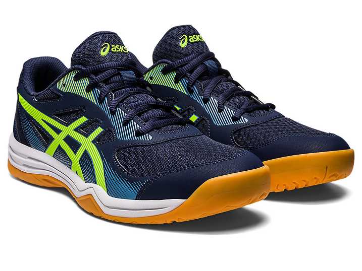 Asics UPCOURT 5 Moški Odbojkarski Čevlji Temno Modre Zelene | Slovenija-3041859