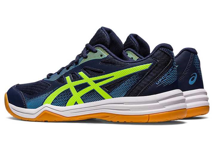 Asics UPCOURT 5 Moški Odbojkarski Čevlji Temno Modre Zelene | Slovenija-3041859