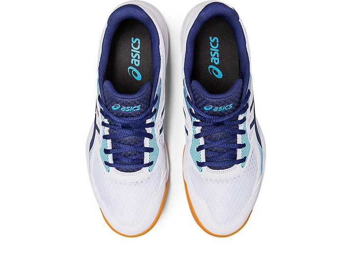 Asics UPCOURT 5 Moški Odbojkarski Čevlji Bele Indigo Modre | Slovenija-7402539