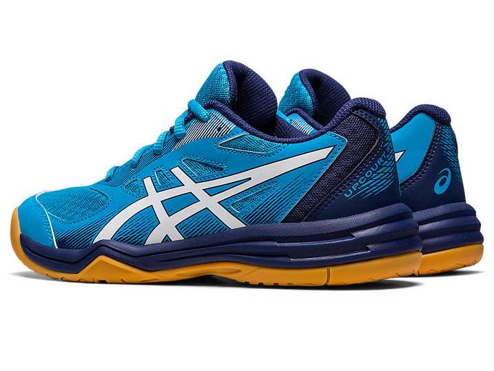 Asics UPCOURT 5 Otroški Superge Modre Bele | Slovenija-7203145