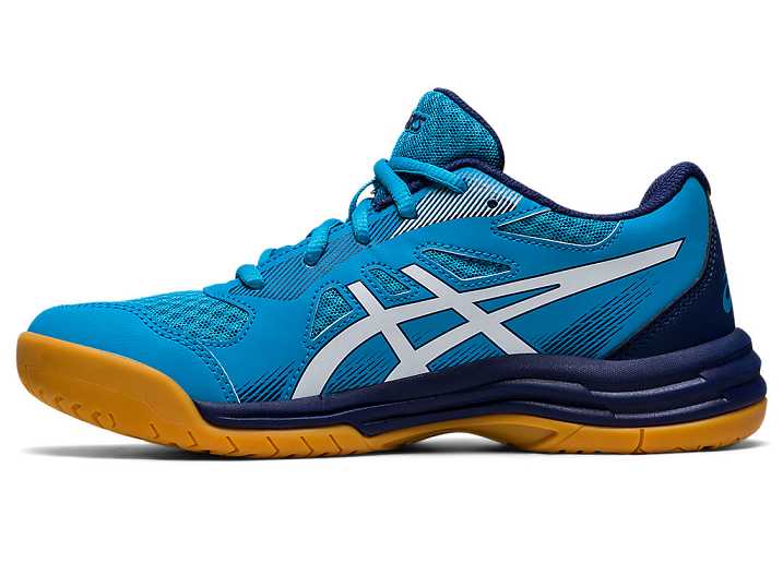 Asics UPCOURT 5 Otroški Superge Modre Bele | Slovenija-7203145