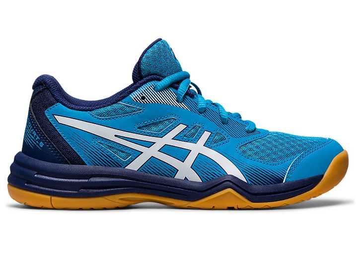 Asics UPCOURT 5 Otroški Superge Modre Bele | Slovenija-7203145